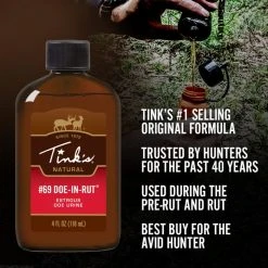 Tink’s #69 Doe-In-Rut Buck Lure, 4 oz. 9 Tink’s #69 Doe-In-Rut Buck Lure, 4 oz. -Outlet Track N Hook Store 9490011 4 1
