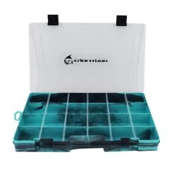 Evolution Outdoor Drift Series 3700 Colored Tackle Tray -Outlet Track N Hook Store eo driftseries3700 0008 37004 evdriftseries3700tackletray seafoam open 1