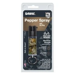 SABRE Realtree Edge Camouflage Pepper Spray with Key Ring 14 SABRE Realtree Edge Camouflage Pepper Spray with Key Ring -Outlet Track N Hook Store kr 14 camo 02 pkg frt 1