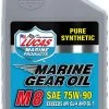 Lucas Oil Marine Gear Oil Synthetic SAE 75W-90 M8, Qt. -Outlet Track N Hook Store luca10652 marine gear oil quart 1