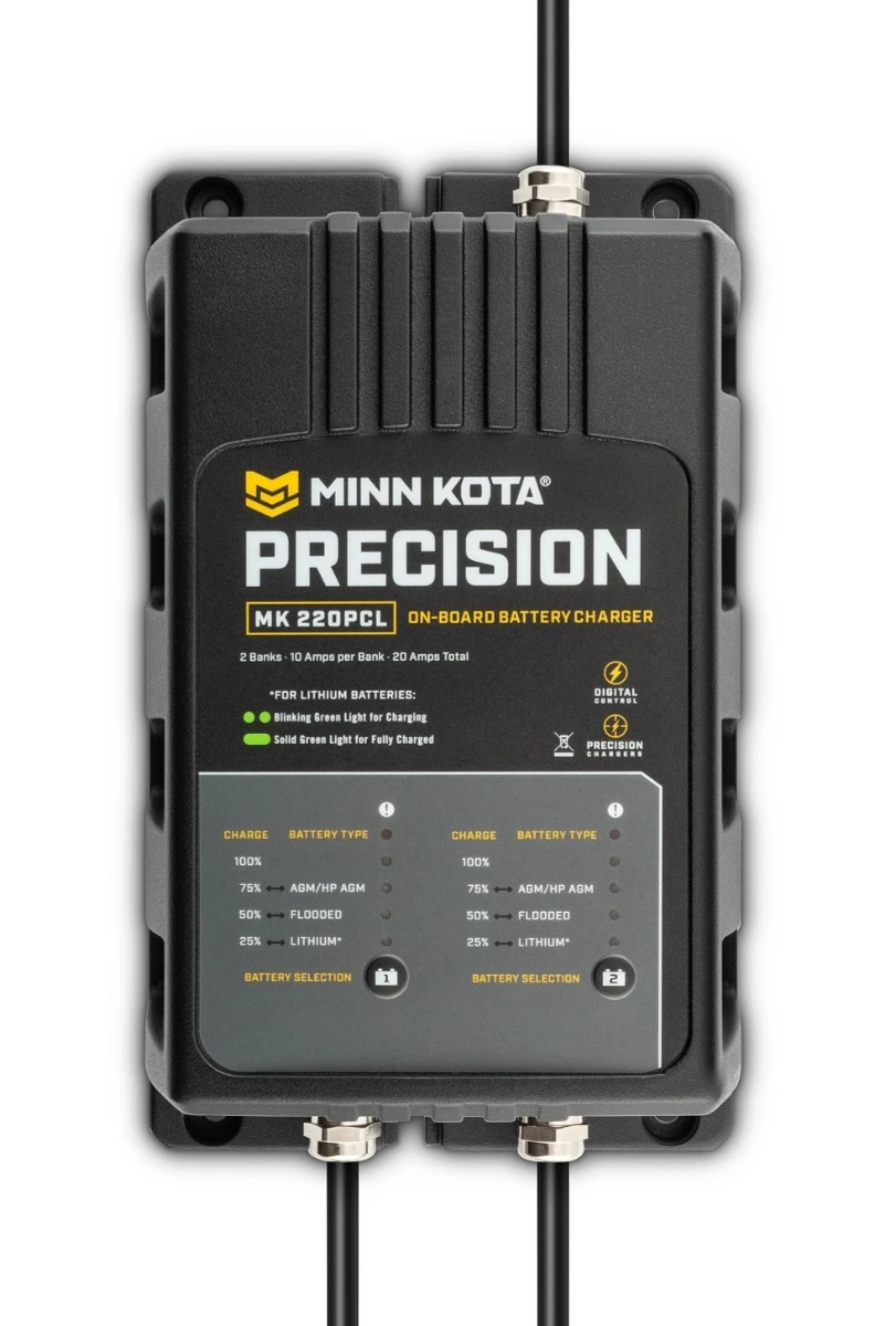 Minn Kota Precision MK 220PCL On-Board Battery Charger - 10 Amps 3 Minn Kota Precision MK 220PCL On-Board Battery Charger - 10 Amps