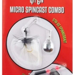 ProFISHiency Splat 4' 6" Pocket Spincast Combo 5 ProFISHiency Splat 4' 6" Pocket Spincast Combo -Outlet Track N Hook Store pro46mscsplat splat lures