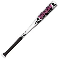 Franklin Sports Venom 1200 T-Ball Bat, White/Pink, 25in-13oz